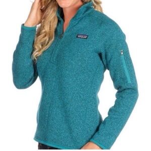 Patagonia Better Sweater 1/4 Zip Fleece Women's Medium EUC